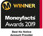 Best No Notice Account Provider 2019